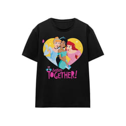 Disney Princess - T-shirt BETTER TOGETHER - Adulte (Noir)