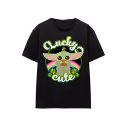 Star Wars - T-shirt LUCKY CUTE - Adulte (Noir)