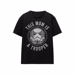 Star Wars - T-shirt MOM IS A TROOPER - Adulte (Noir)