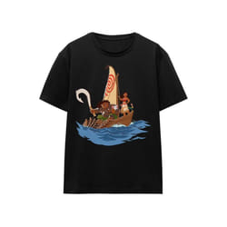 Moana - T-shirt VOYAGE - Adulte (Noir)