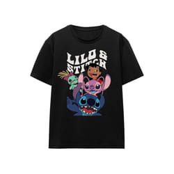 Lilo & Stitch - T-shirt - Adulte (Noir)