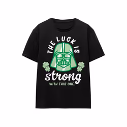 Star Wars - T-shirt STRONG LUCK - Adulte (Noir)