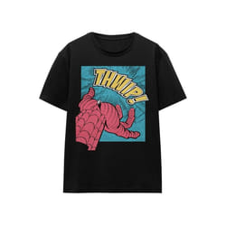 Spider-Man - T-shirt THWIP - Adulte (Noir)