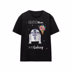 Star Wars - T-shirt GREATEST MOM IN THE GALAXY - Adulte (Noir)