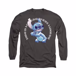 Lilo & Stitch - T-shirt GOOD DAY - Adulte (Charbon)