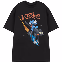 The Simpsons - T-shirt manches courtes - Homme (Noir)