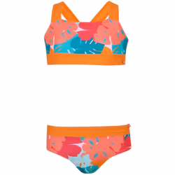 Regatta - Ensemble de maillot de bain 2 pièces DAKARIA - Fille (Orange / Bleu / Rose) - 5/6 ans