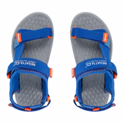 Regatta - Sandales BLAZE - Enfant (Bleu olympien / Orange foncé)