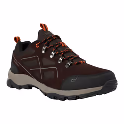 Regatta - Baskets de marche VENDEAVOUR - Homme (Marron foncé / Orange flamboyant)