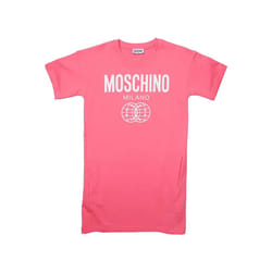 Moschino - Robe t-shirt MILANO - Fille (Rose)