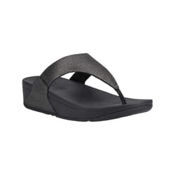 FitFlop - Sandales LULU GLITZ - Femme (Noir étain)