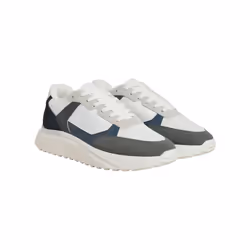 Jack And Jones - Baskets ASPIRE RUNNER - Homme (Blanc / Gris foncé / Bleu marine foncé)