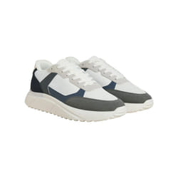 Jack And Jones - Baskets ASPIRE RUNNER - Homme (Blanc / Gris foncé / Bleu marine foncé)