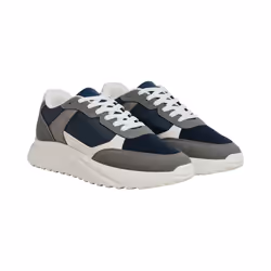 Jack And Jones - Baskets ASPIRE RUNNER - Homme (Gris foncé / Bleu marine foncé)
