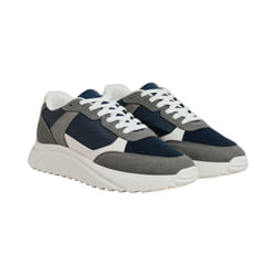 Jack And Jones - Baskets ASPIRE RUNNER - Homme (Gris foncé / Bleu marine foncé)