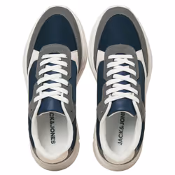 Jack And Jones - Baskets ASPIRE RUNNER - Homme (Gris foncé / Bleu marine foncé)