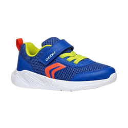 Geox - Baskets J SPRINTYE - Garçon (Bleu roi / Rouge)