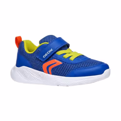 Geox - Baskets J SPRINTYE - Garçon (Bleu roi / Rouge)
