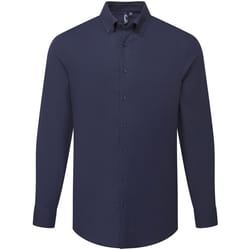 Premier - Chemise habillée Manches longues SUPREME - Homme (Bleu marine)