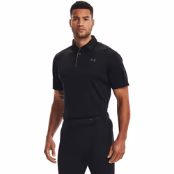 Under Armour - Polo TECH - Homme (Graphite / Noir)