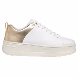 Geox - Baskets D SPHERICA ECUB - Femme (Blanc / Doré clair)