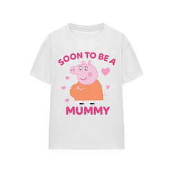 Peppa Pig - T-shirt SOON TO BE - Adulte (Blanc)