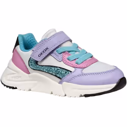 Geox - Baskets LOFTUS - Fille (Lilas / Turquoise vif / Blanc / Rose)