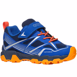 Geox - Baskets MAGNETAR ABX - Garçon (Bleu roi / Orange)