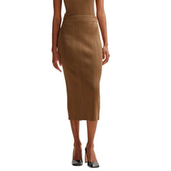 Boss - Jupe droite FREEDAH - Femme (Marron)