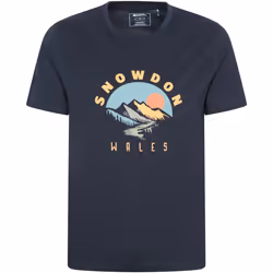Mountain Warehouse - T-shirt manches courtes SNOWDON - Homme (Bleu marine)