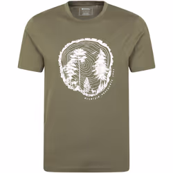 Mountain Warehouse - T-shirt OFF THE BEATEN TRACK - Homme (Vert kaki)
