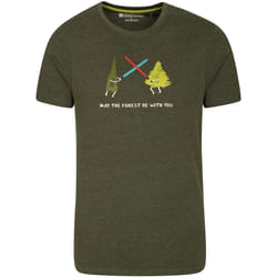 Mountain Warehouse - T-shirt MAY THE FOREST BE WITH YOU - Homme (Vert kaki)