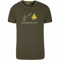Mountain Warehouse - T-shirt MAY THE FOREST BE WITH YOU - Homme (Vert kaki)