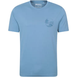 Mountain Warehouse - T-shirt CAMPING SKETCH - Homme (Bleu)