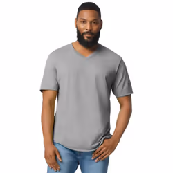 Gildan - T-shirt SOFTSTYLE - Homme (Gris chiné)
