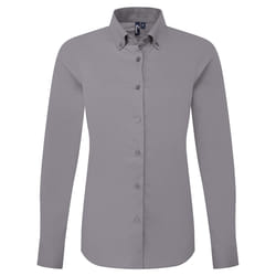 Premier - Chemisier manches longues SUPREME - Femme (Gris acier)