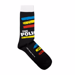 The Police - Chaussettes SYNCHRONICITY - Adulte (Noir)