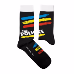 The Police - Chaussettes SYNCHRONICITY - Adulte (Noir)
