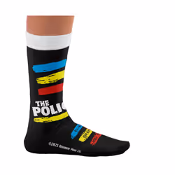 The Police - Chaussettes SYNCHRONICITY - Adulte (Noir)