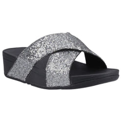 FitFlop - Claquettes LULU GLITTERBALL - Femme (Argenté)