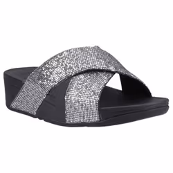 FitFlop - Claquettes LULU GLITTERBALL - Femme (Argenté)