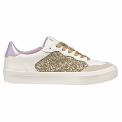 Geox - Baskets D EMMELENY - Femme (Blanc / Doré clair)