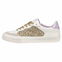 Geox - Baskets D EMMELENY - Femme (Blanc / Doré clair)