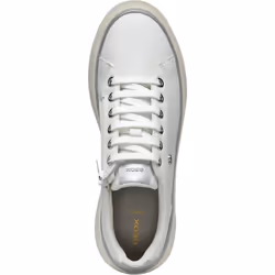 Geox - Baskets D SUNNETTY - Femme (Blanc / Argenté)