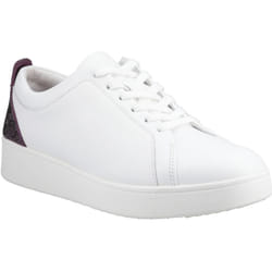FitFlop - Baskets RALLY - Femme (Blanc / Mauve / Bordeaux)
