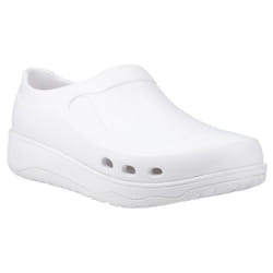 FitFlop - Sabots WORK HIGH-PERFORMANCE - Femme (Gris / Blanc)