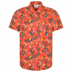 Mountain Warehouse - Chemise manches courtes TROPICAL - Homme (Orange)