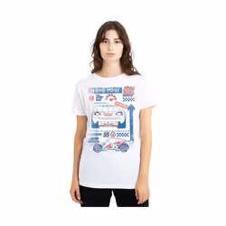 Cars - T-shirt MPH - Adulte (Blanc)