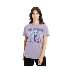 Star Wars - T-shirt BE MINE YOU WILL? - Adulte (Lavande clair)