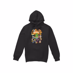 Nickelodeon - Sweat à capuche - Homme (Noir) - XXL
